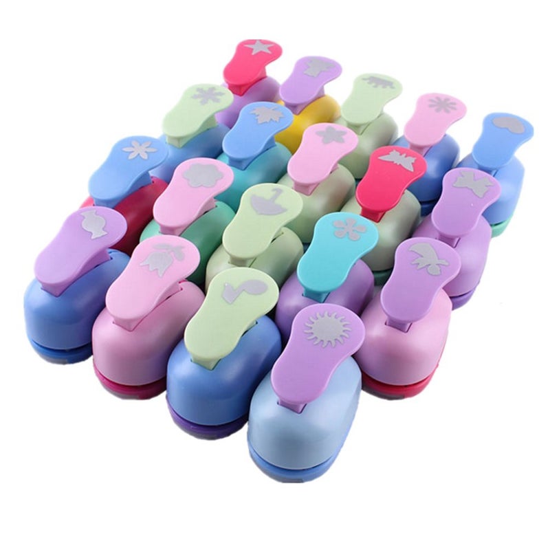 ODETOJOY Handheld Scrapbooking Punch Cutters Clearance Engraving Album Cards Paper Crafts Puncher Hole Punches Supplies with Shape (Heart) - Image 3